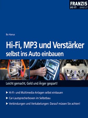 cover image of HiFi, MP3 und Verstärker selbst ins Auto einbauen